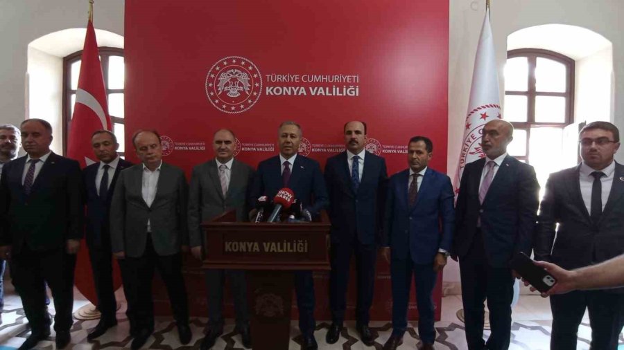 İçişleri Bakanı Yerlikaya Memleketi Konya’da