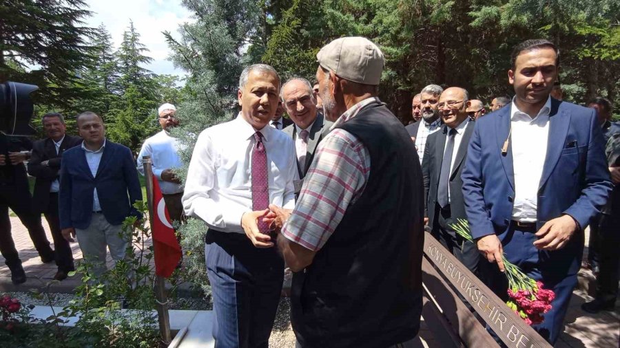İçişleri Bakanı Yerlikaya Memleketi Konya’da