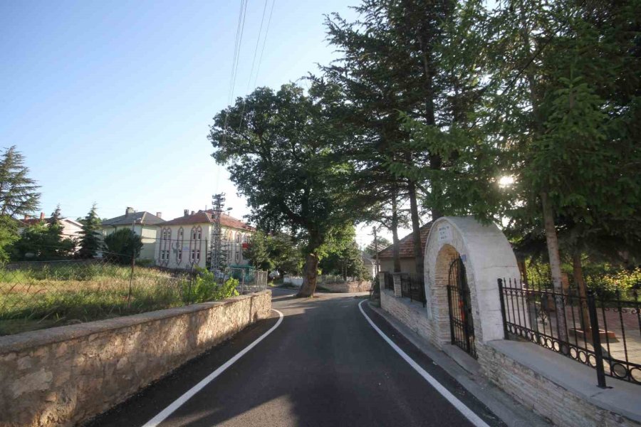 Kesmeye Kıyamadıkları 2 Asırlık Meşe Ağacı Yol Ortasında Kaldı