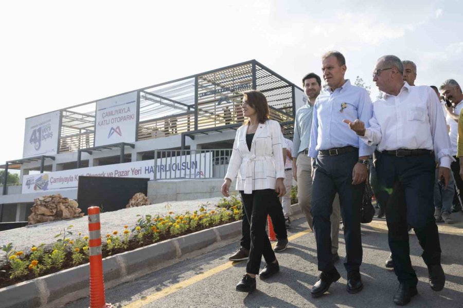 Çamlıyayla Otopark Ve Pazar Yeri Açıldı