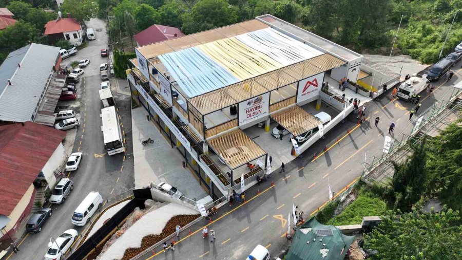 Çamlıyayla Otopark Ve Pazar Yeri Açıldı