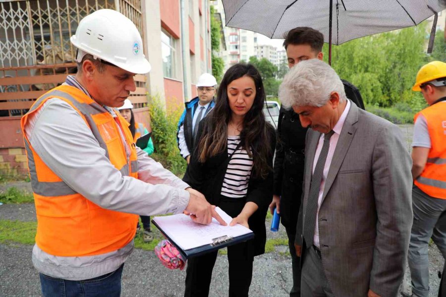 Talas’ta Karot Alınıyor, Riskli Yapılar Tespit Ediliyor