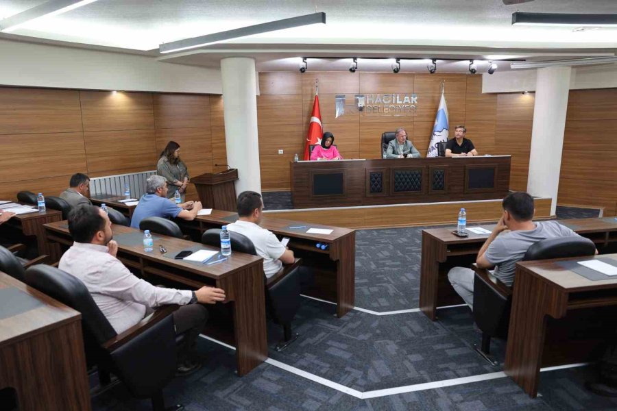 Hacılar Belediye Meclisi, Temmuz Ayı Toplantısını Yaptı