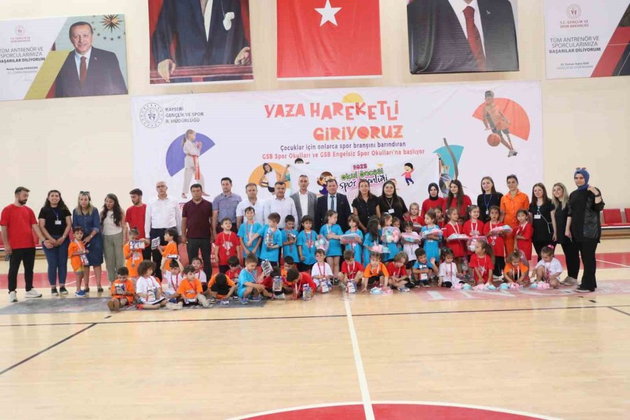 Kayseri’de Yaz Spor Okulları’nın Açılışı Yapıldı