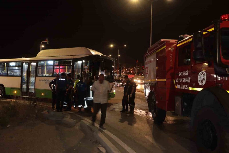 Kayseri’de Halk Otobüsünü Kaçıran Zihinsel Engelli Genç, Ekipleri Harekete Geçirdi