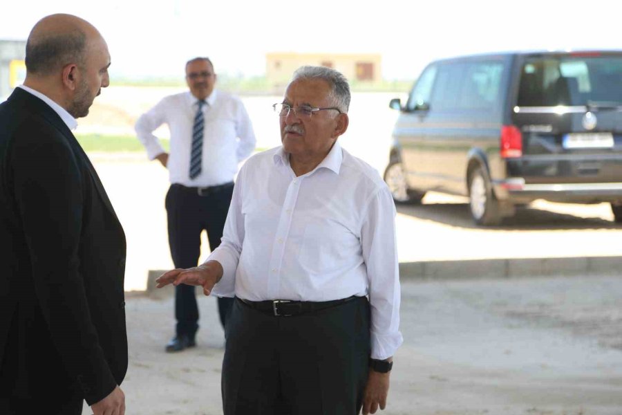 Başkan Büyükkılıç, İç Anadolu’nun En Büyük Hayvan Pazar Yeri Projesini İnceledi