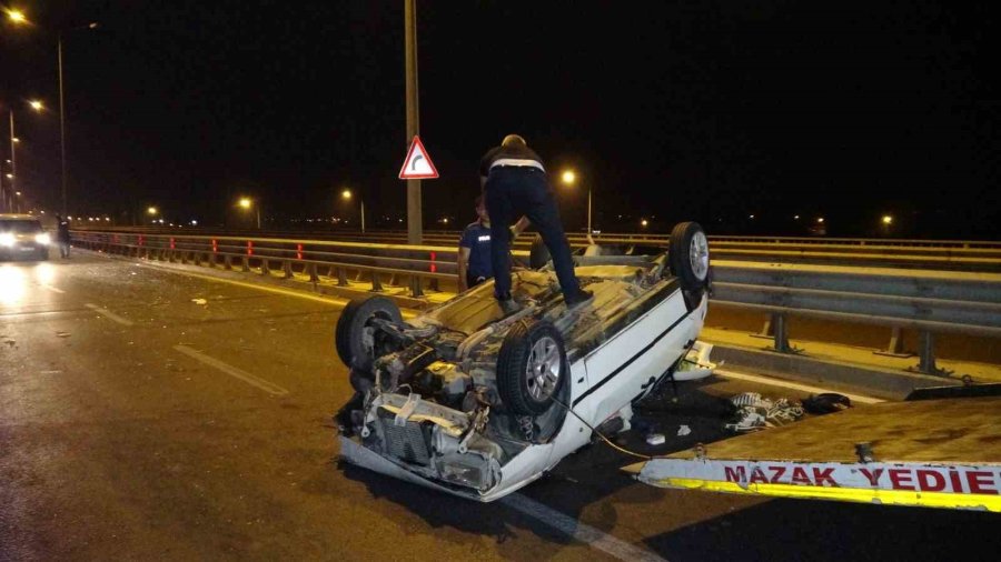 Alkollü Sürücünün Çarptığı Otomobilde Can Pazarı Yaşandı
