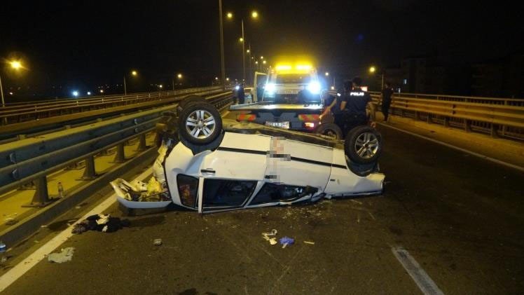 Alkollü Sürücünün Çarptığı Otomobilde Can Pazarı Yaşandı