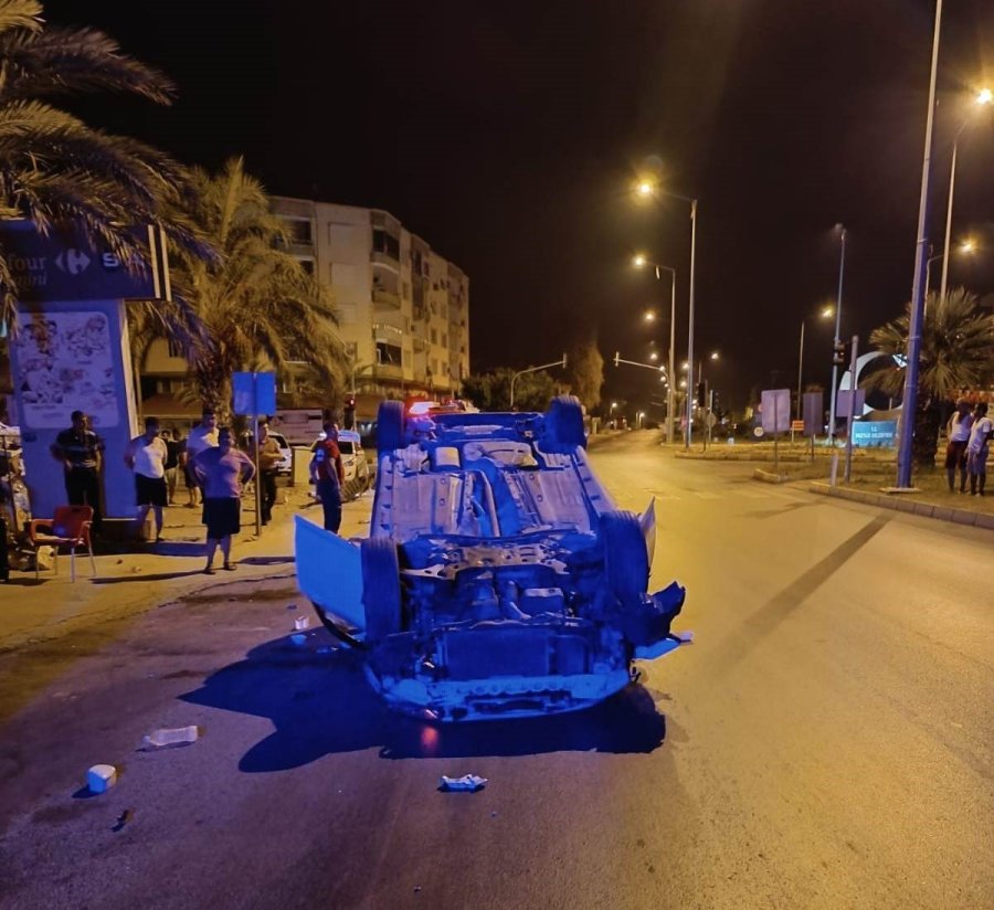 Mersin’de Trafik Kazası: 1 Yaralı