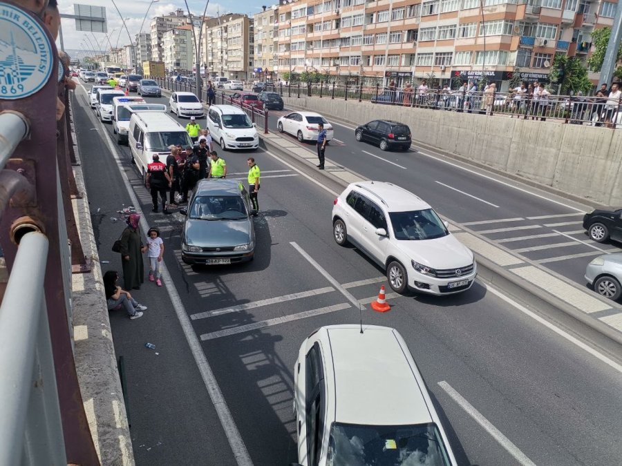 Kazadan Sonra Çıkan Kavgada Bir Şoför Bıçaklandı