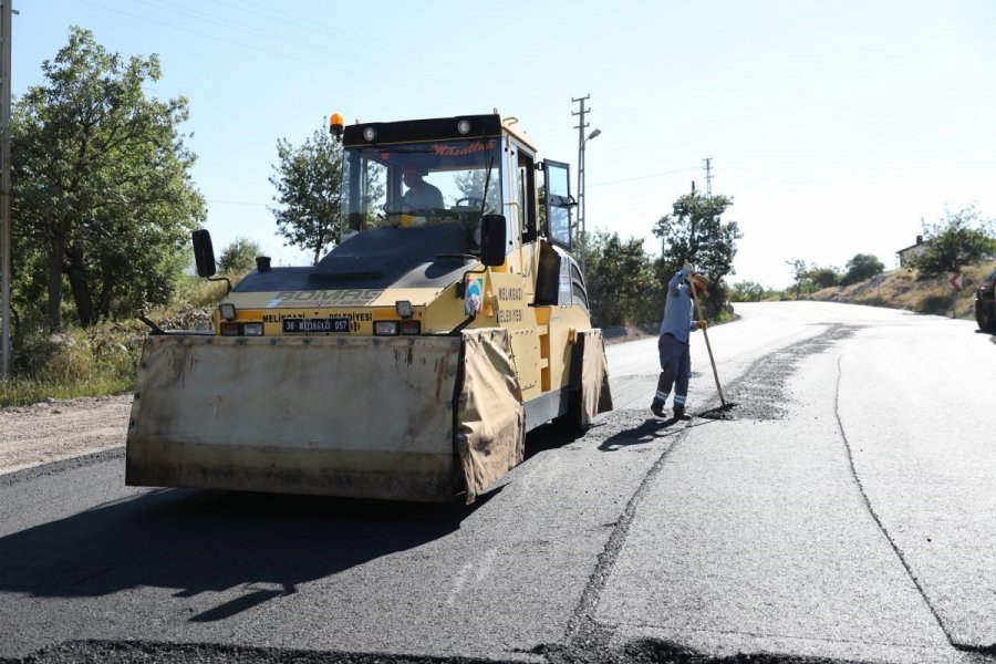 Melikgazi’de Asfalt Çalışmaları Hız Kesmeden Devam Ediyor