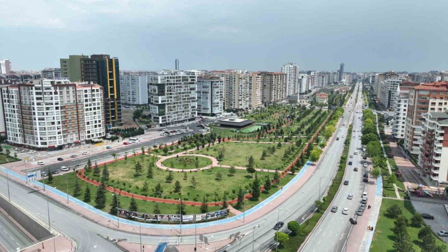 Konya Büyükşehir Şefik Can Parkı Üçüncü Etap Çalışmalarını Sürdürüyor