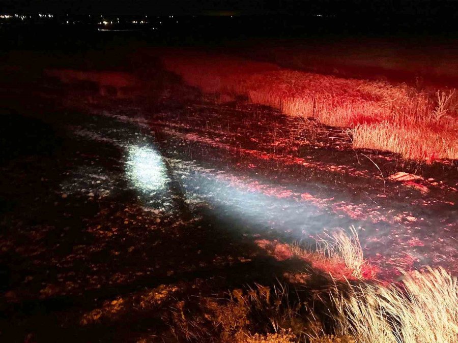 Konya’da Yaklaşık 50 Dekar Arpa Yanarak Kül Oldu