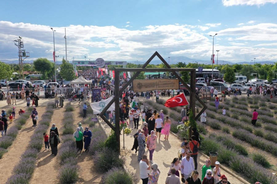 Karatay Lavanta Günleri 2 Günde Yüzbinleri Ağırladı