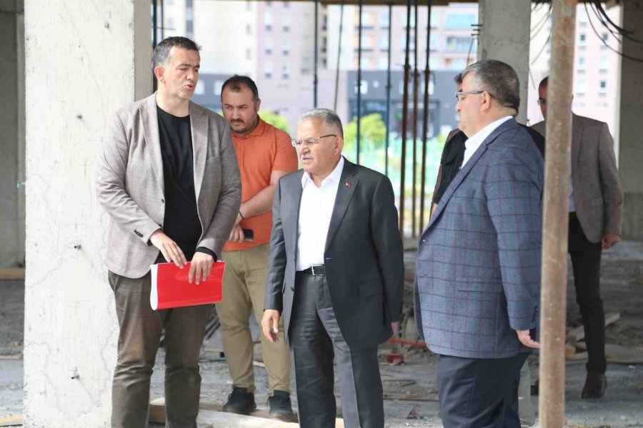 Başkan Büyükkılıç’tan İldem Ve Talas Sosyal Yaşam Merkezi Projelerine İnceleme