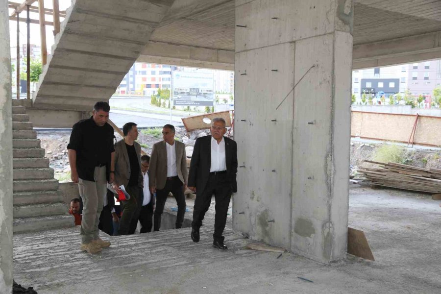 Başkan Büyükkılıç’tan İldem Ve Talas Sosyal Yaşam Merkezi Projelerine İnceleme