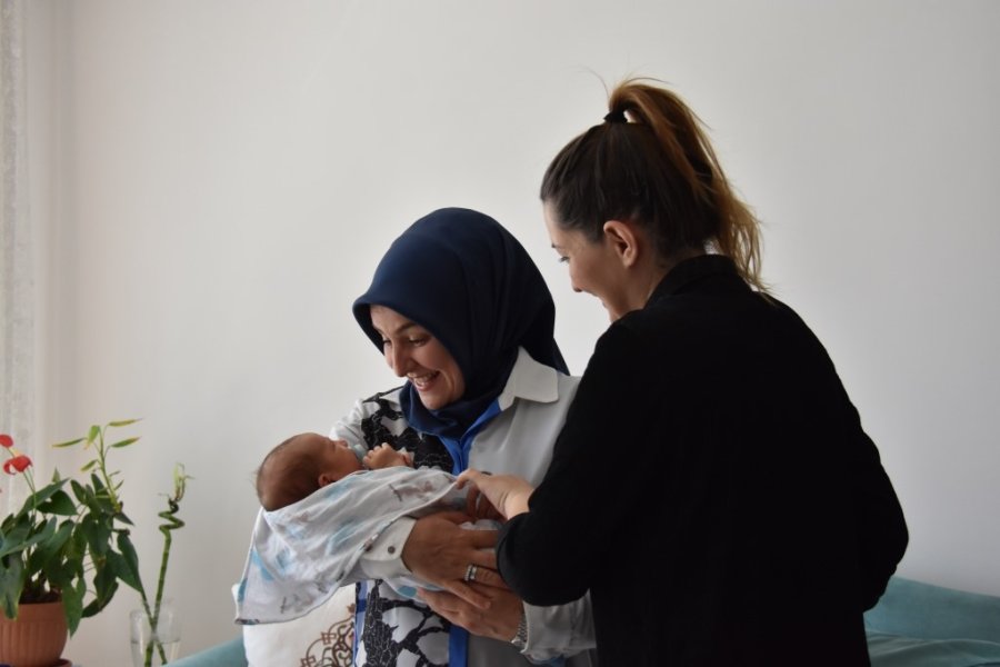 Kocasinan’da Aileler Mutlu, Bebekler Mutlu
