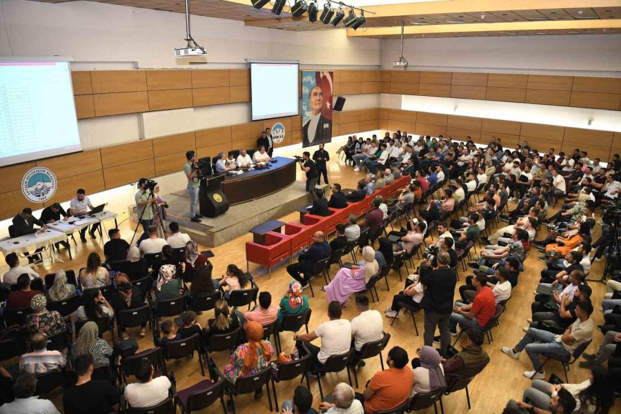 Kayseri Büyükşehir Belediyesi Noter Huzurunda Kura İle Personel Aldı