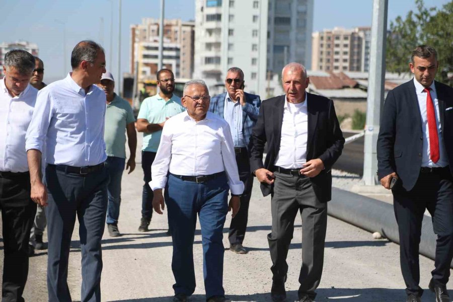 Başkan Büyükkılıç, Asfalt Yapımına Başlanan 60 Milyon Tl’lik Yolda İncelemelerde Bulundu