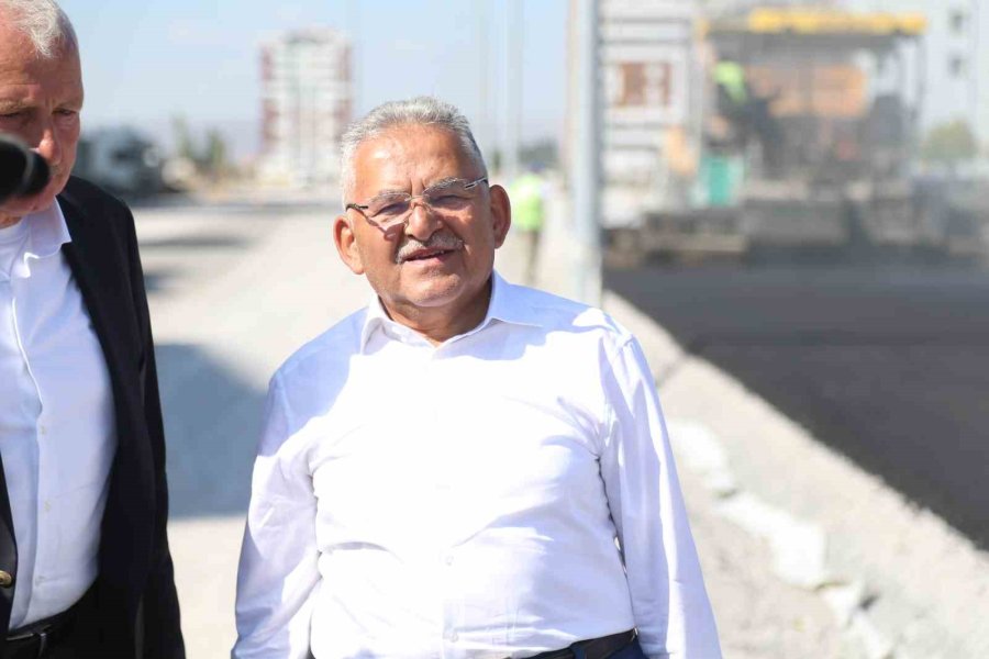 Başkan Büyükkılıç, Asfalt Yapımına Başlanan 60 Milyon Tl’lik Yolda İncelemelerde Bulundu