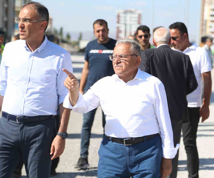 Başkan Büyükkılıç, Asfalt Yapımına Başlanan 60 Milyon Tl’lik Yolda İncelemelerde Bulundu