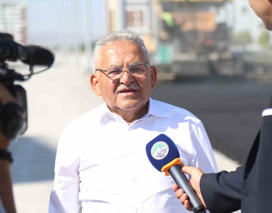 Başkan Büyükkılıç, Asfalt Yapımına Başlanan 60 Milyon Tl’lik Yolda İncelemelerde Bulundu