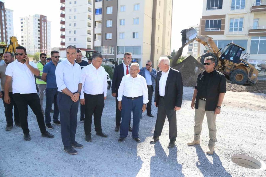 Başkan Büyükkılıç, Asfalt Yapımına Başlanan 60 Milyon Tl’lik Yolda İncelemelerde Bulundu