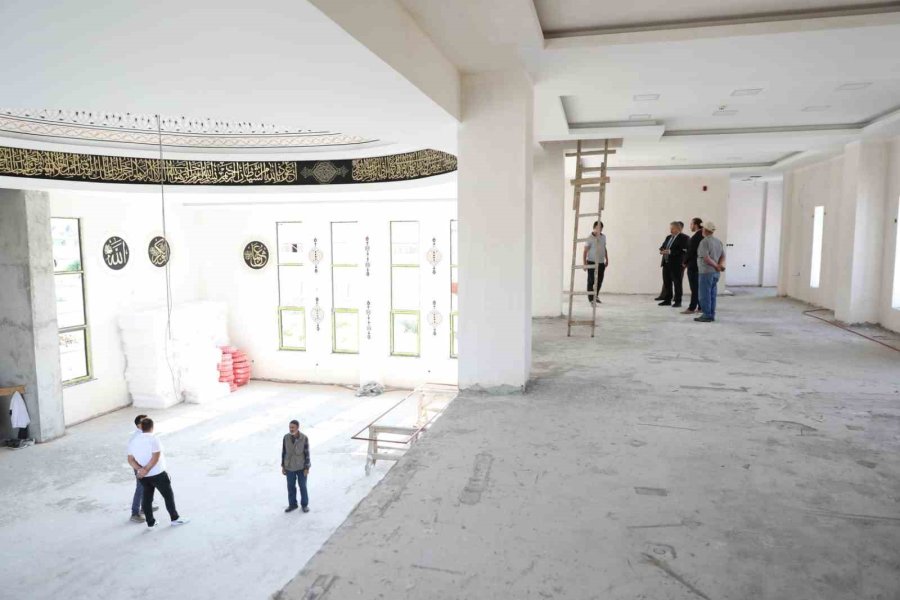 19 Mayıs Mahallesi’nde Mehmet Hisar Cami Yaz Sonuna Tamamlanacak