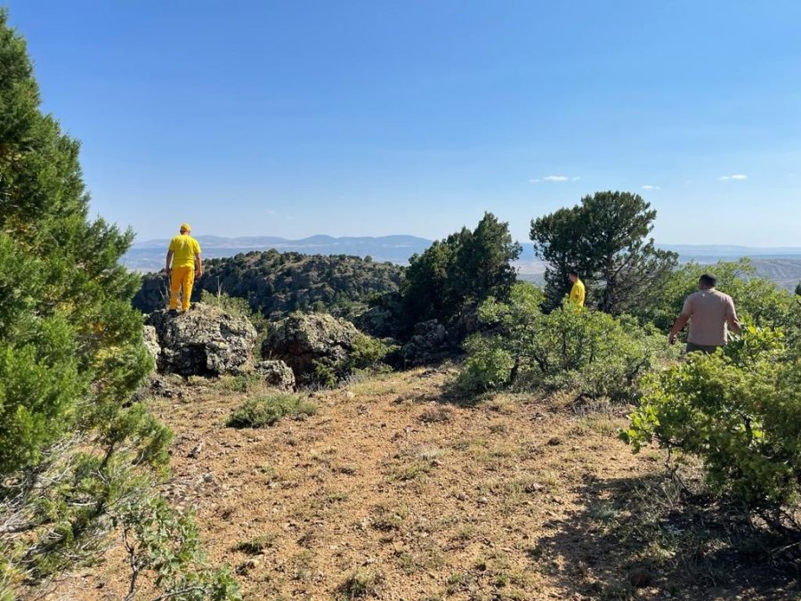 Mihalıççık Orman Yangın İlk Müdahale Ekibi Ve Dak Kaybolan Vatandaş İçin Çalışma Başlattı