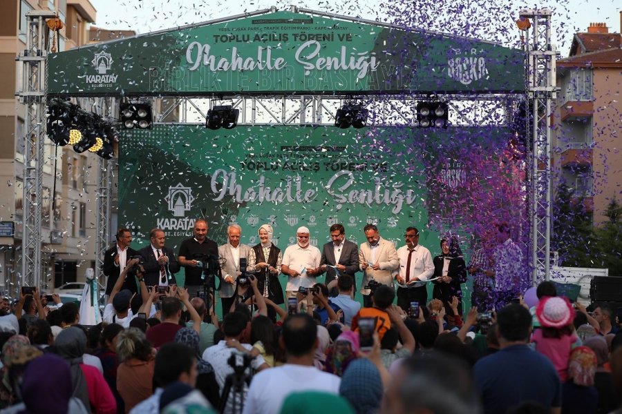 Karatay Belediyesi 47 Milyon Liralık Yatırımları Hizmete Açtı
