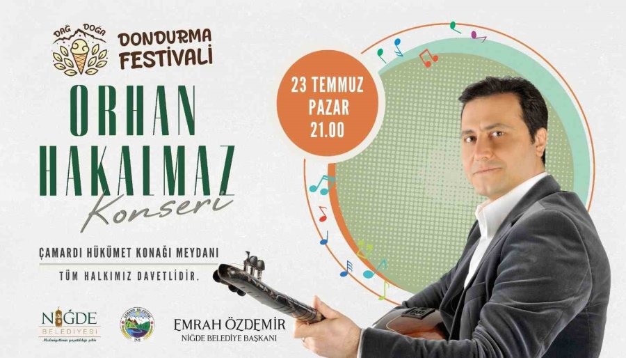 Niğde Belediyesi Dağ, Doğa Ve Dondurma Festivali Yapıyor