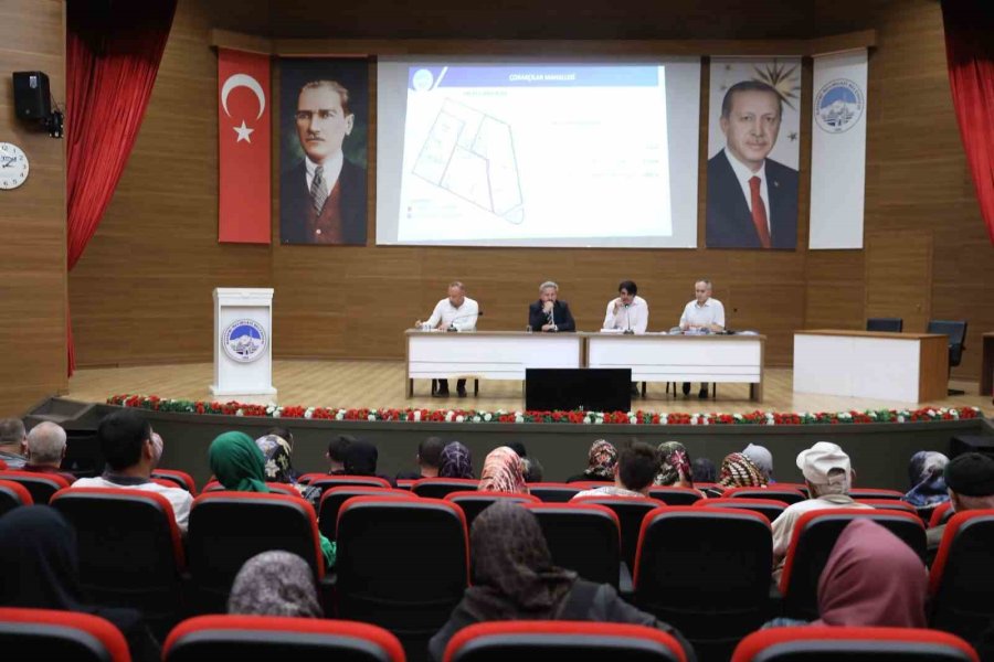 Çorakçılar Mahalle Halkı Kentsel Dönüşüm Projesi İçin Bilgilendirildi