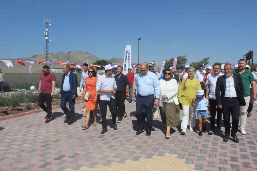 Konya’da 2. Karapınar Lavanta Festivali Düzenlendi
