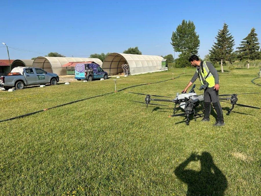 Akşehir’de Kronomid Sineğine Dron İle Mücadele