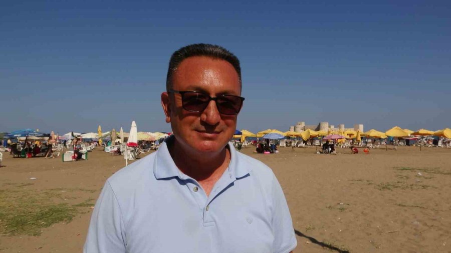 Akdeniz’in Gözbebeği Kızkalesi’nde Sıcaklar, Tatilci Sayısını Düşürdü