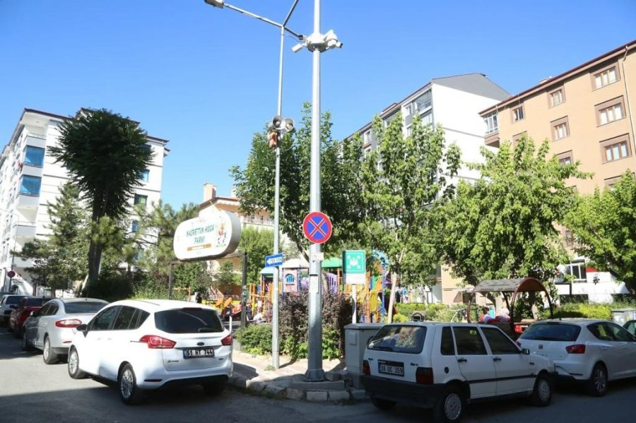 Niğde’de Çocuk Parkları Ve Mesire Alanlarına Güvenlik Kameraları Takıldı
