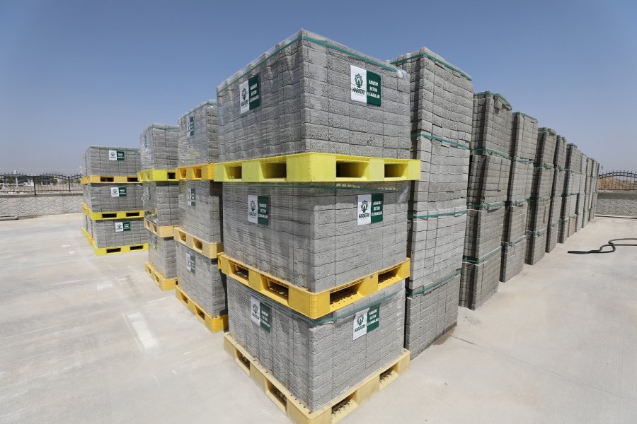 Karatay Belediyesi Beton Elemanları Üretim Tesisi Açıldı