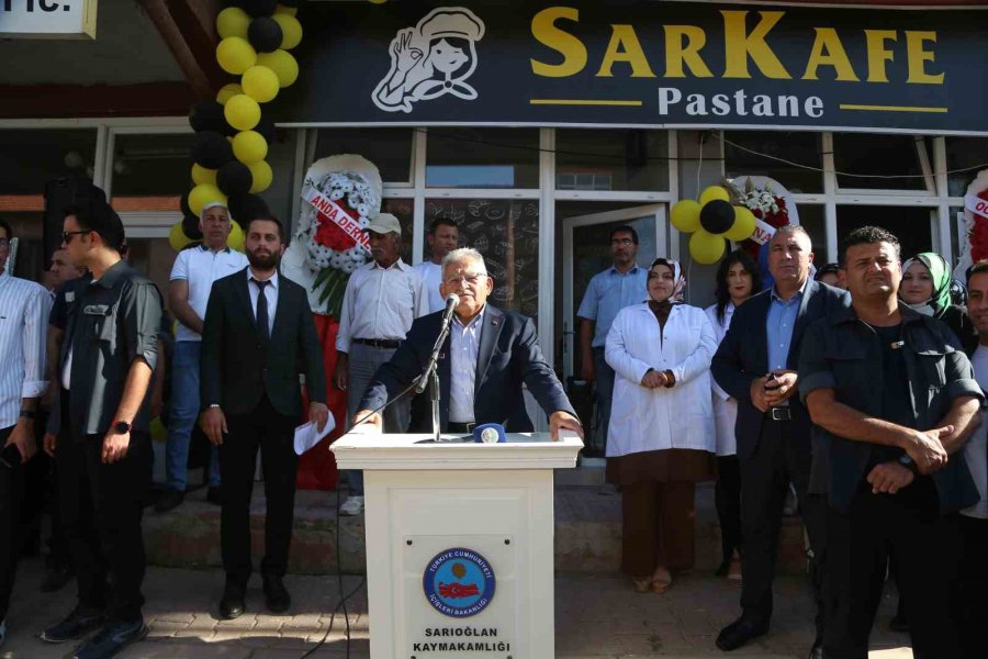 Vali Çiçek Ve Başkan Büyükkılıç, Sarkafe Pastanesi Ve Kitap Kafe’nin Açılışını Yaptı