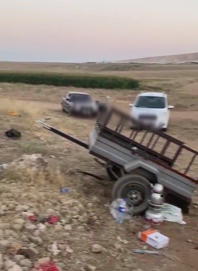 Define İçin Kaçak Kazı Yapan Şahıslar Suçüstü Yakalandı