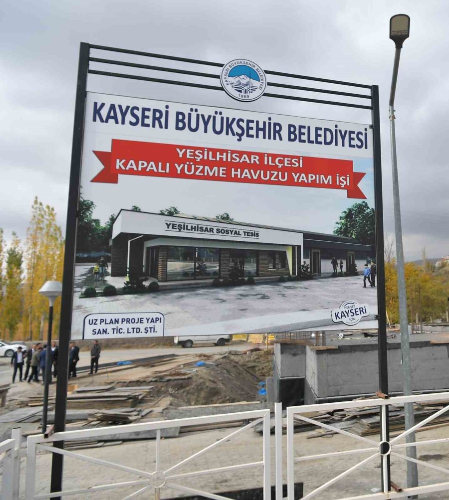 Yeşilhisar’a Yarı Olimpik Kapalı Yüzme Havuzu Müjdesi