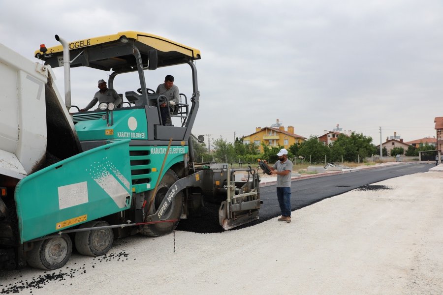 Karatay’ın Yolları Yenileniyor