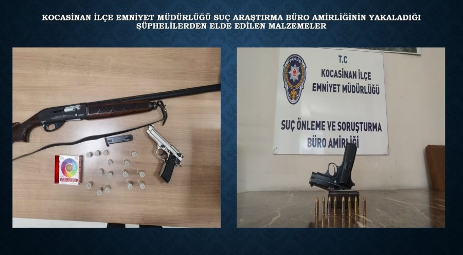 Kocasinan’da Suça Ve Suçluya Geçit Yok: 30 Faili Meçhul Olay Aydınlatıldı