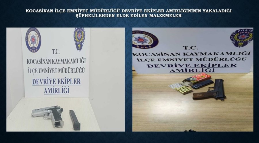 Kocasinan’da Suça Ve Suçluya Geçit Yok: 30 Faili Meçhul Olay Aydınlatıldı