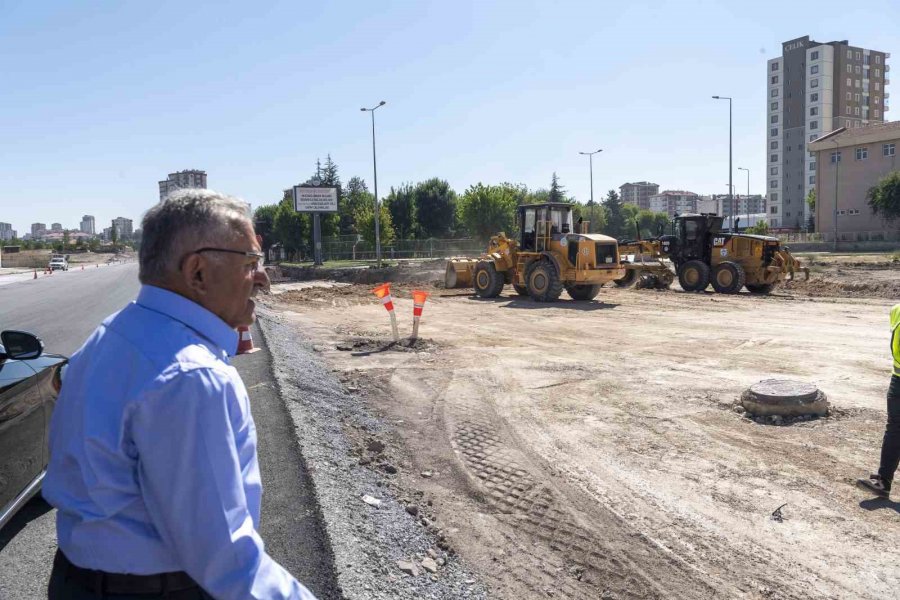 Başkan Büyükkılıç, Mustafa Şimşek Bulvarı’nı Malatya Yoluna Bağlayacak Yolu İnceledi