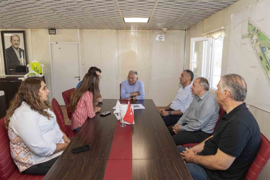 Recep Tayyip Erdoğan Millet Bahçesi’nde İnceleme