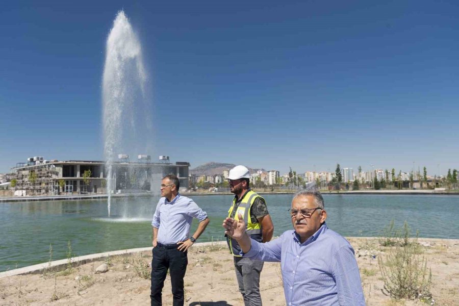 Recep Tayyip Erdoğan Millet Bahçesi’nde İnceleme