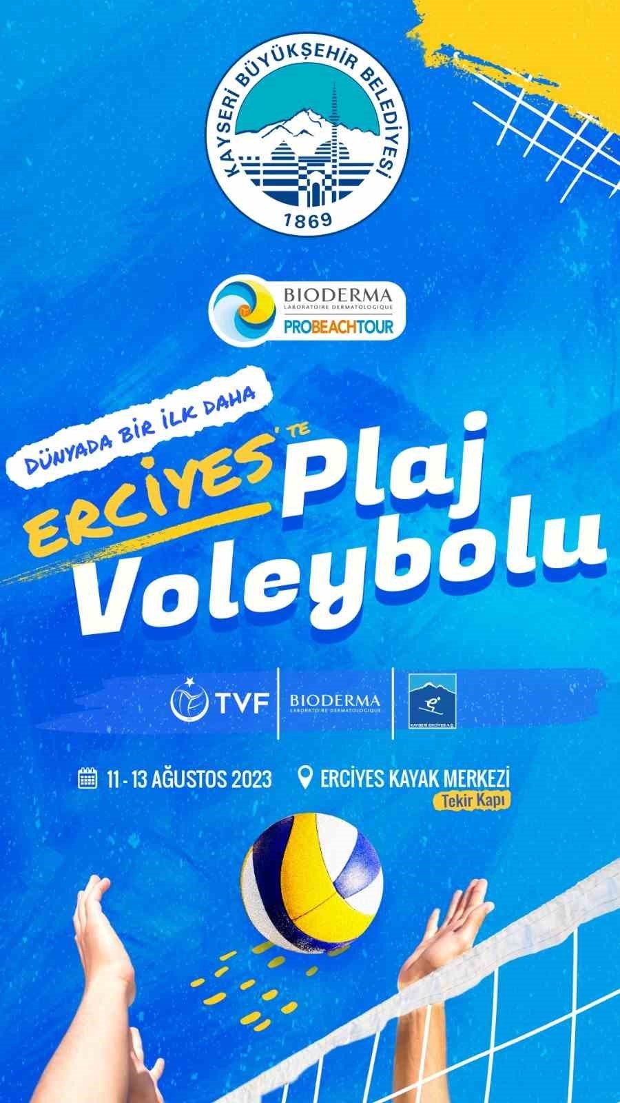 Dünyada İlk Kez Bir Dağda ‘plaj Voleybolu’ Oynanacak