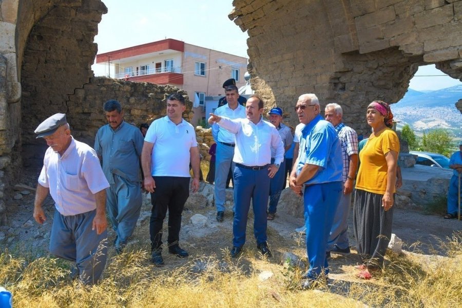 Vali Pehlivan Hebilli Kalesinde İncelemelerde Bulundu
