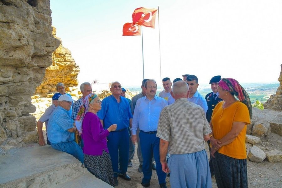 Vali Pehlivan Hebilli Kalesinde İncelemelerde Bulundu