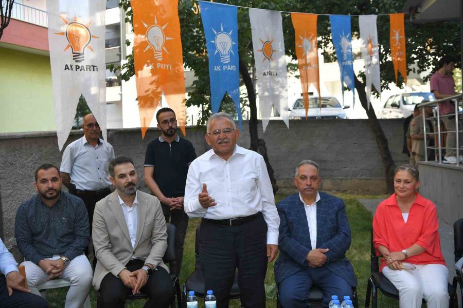 Başkan Büyükkılıç: "yatırımdan Yatırıma, Hizmetten Hizmete Koşuyoruz"